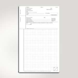 Copie d'examen, modèle EN (éducation nationale)